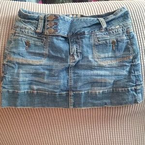 Mini, jean skirt